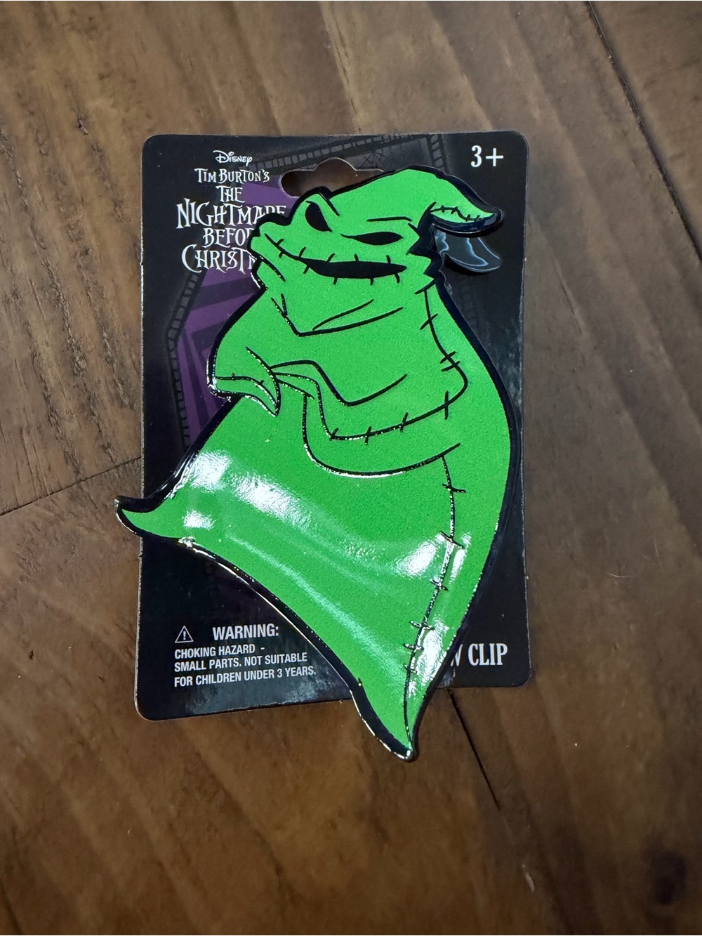 Disney Tim Burton's The Nightmare Before Christmas Oogie Boogie claw hair clip